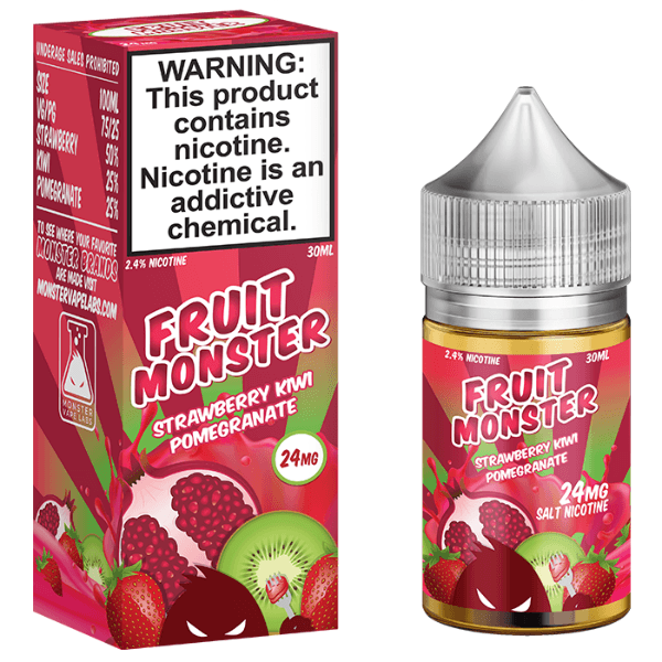 Strawberry Kiwi Pomegranate by Fruit Monster Salt