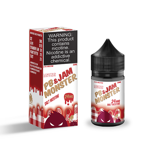 Jam Monster Salt - PB Jam Strawberry