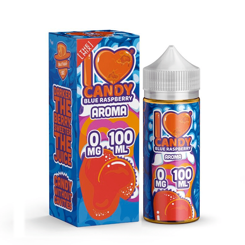 I Love Candy Blue Raspberry by Mad Hatter E-liquid 100ml - Image 2