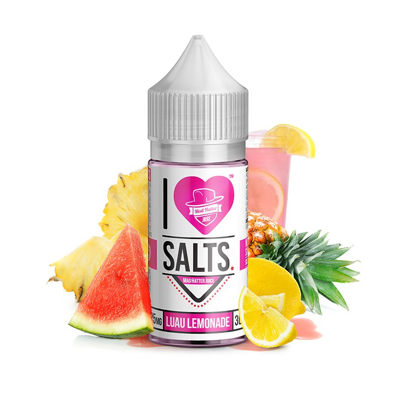 I Love Salts Luau Lemonade By Mad Hatter E-liquids