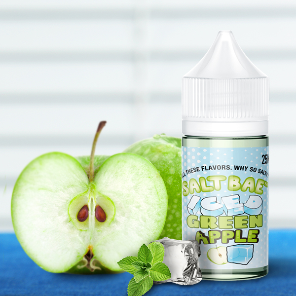 SaltBae50 Green Apple Iced E-Liquid
