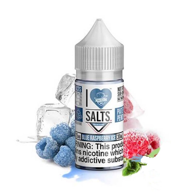 I Love Salts Blue Raspberry Ice By Mad Hatter E-liquids