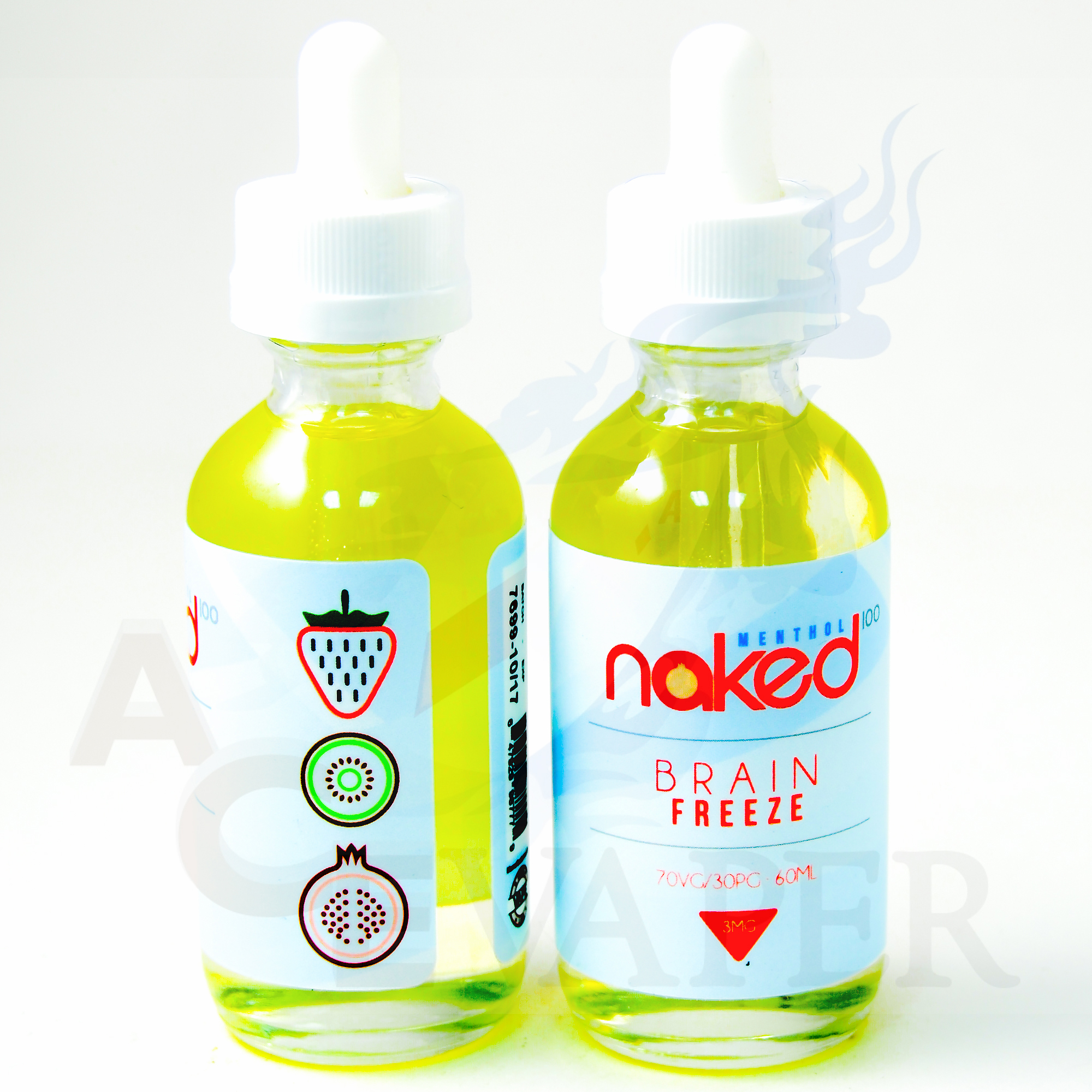 Brain Freeze / Strawberry POM E-Juice 60ml by Naked 100 - Image 2