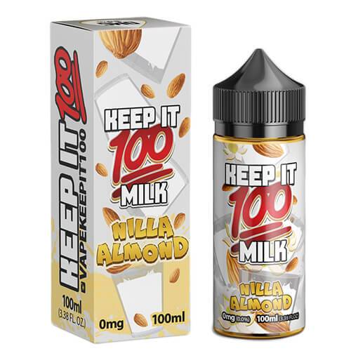 Nilla Almond Milk 100ml by Keep it 100 E-Liquid
