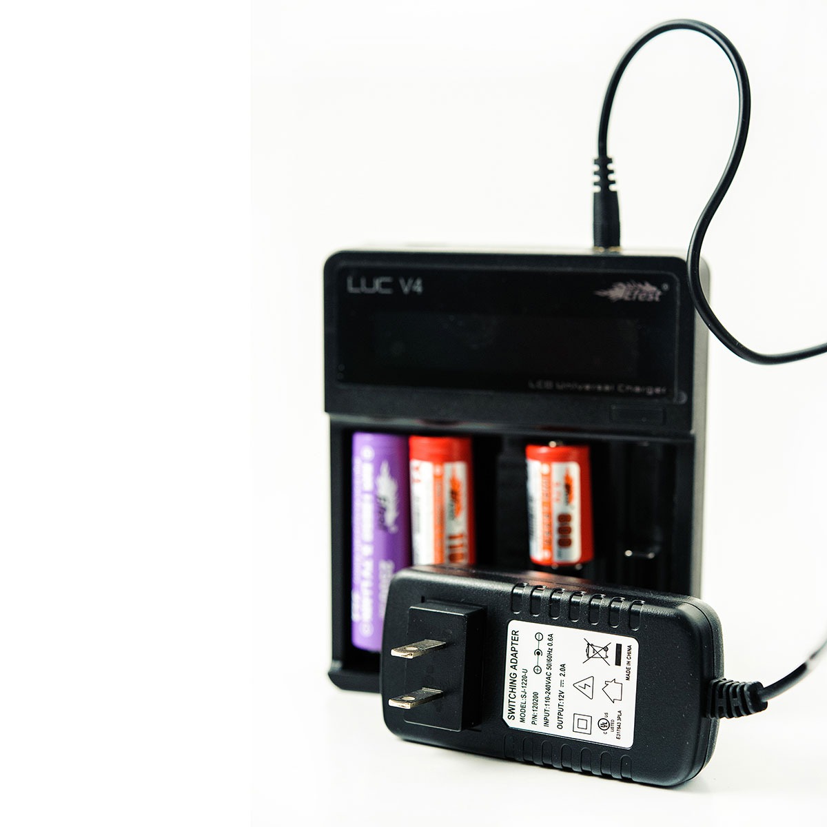 Efest LUC V4 - Four Bay LCD Charger - Image 4