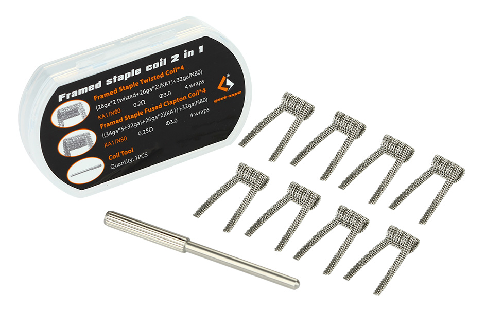 Geekvape Prebuild Framed Staple / Fused Clapton coil 2 in 1 - Image 3