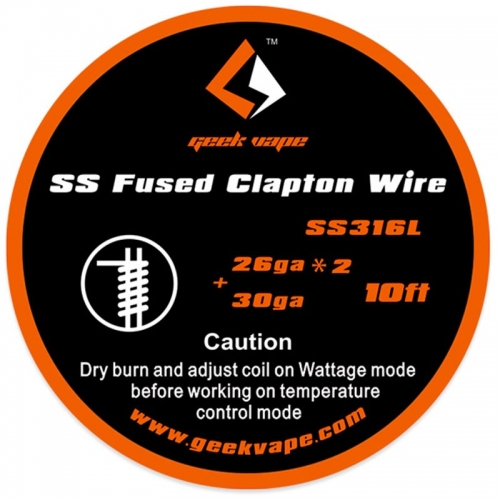 Geekvape SS316L Stagger and Fused Clapton Wire - Image 3