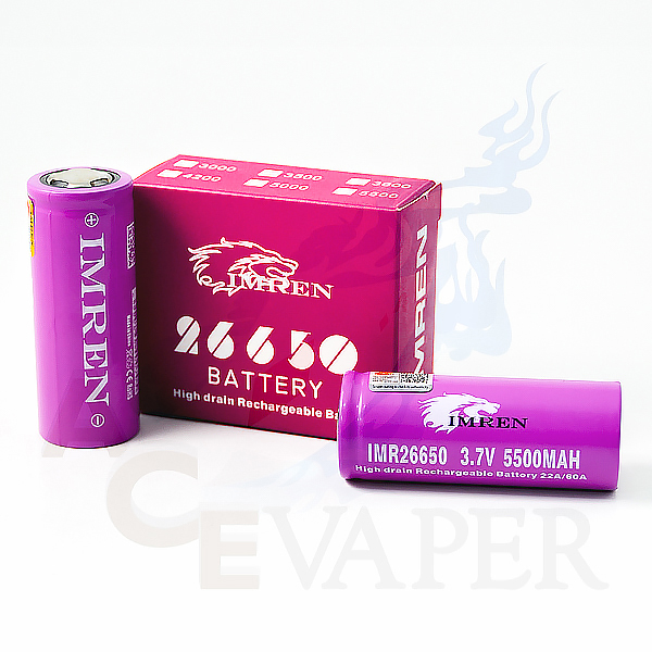 IMREN 26650 5500 MAH Battery