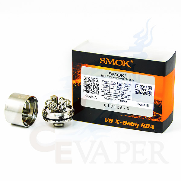 SMOK TFV8 X-Baby RBA Deck/Coil - Image 2