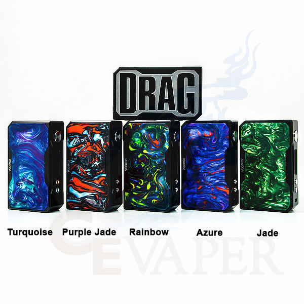 Voopoo Drag 157W Black Resin Box Mod