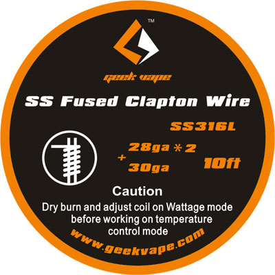 Geekvape SS316L Stagger and Fused Clapton Wire - Image 2