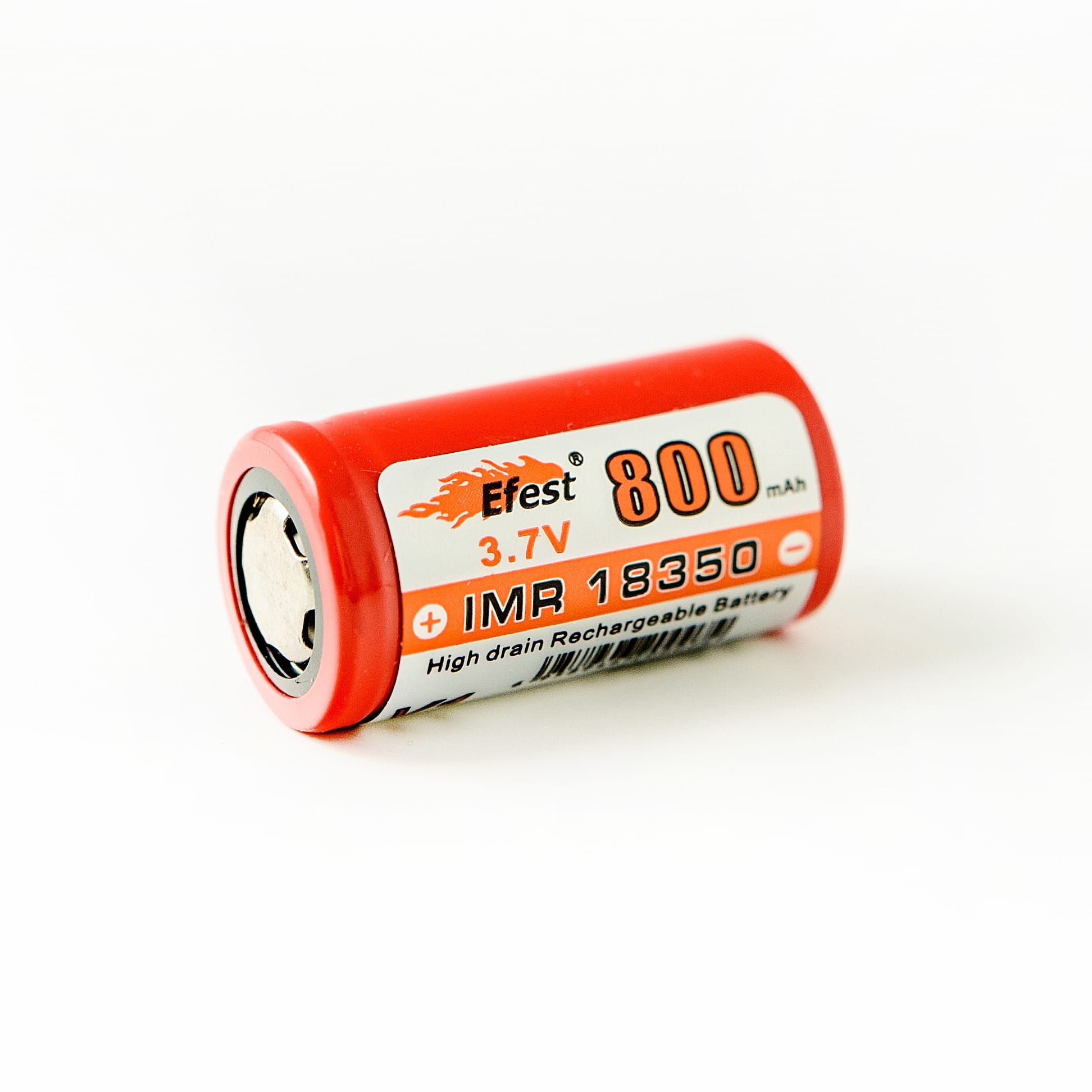 18350 IMR 800mah Flat Top