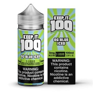 Blue Slushie Iced 100ml by Keep it 100 E-Liquid