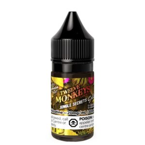 12 Monkeys Jungle Secrets Salt E-Liquid