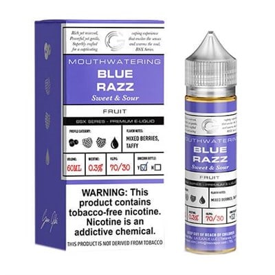 Blue Razz Basix Series by Glas Vapor