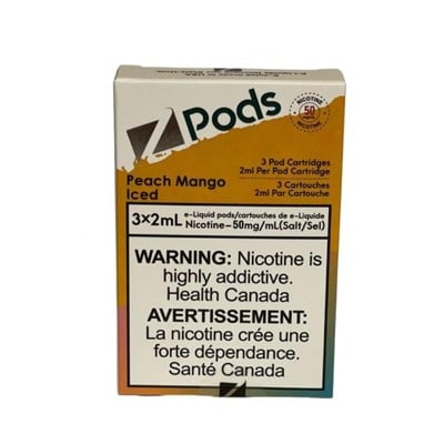 STLTH Pods Peach Mango Iced by Z Pods Exclusive