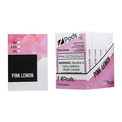 Pink Lemon By Z Pods Supreme Nicotine Blend