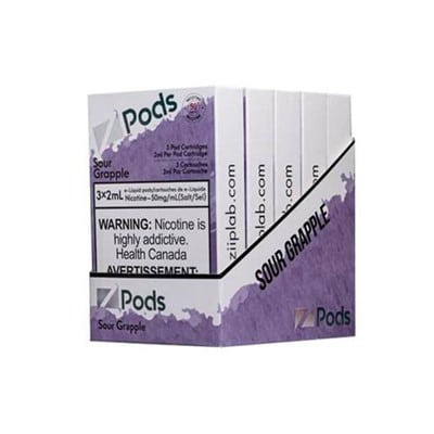 STLTH Sour Grapple By Z Pods Supreme Nicotine Blend