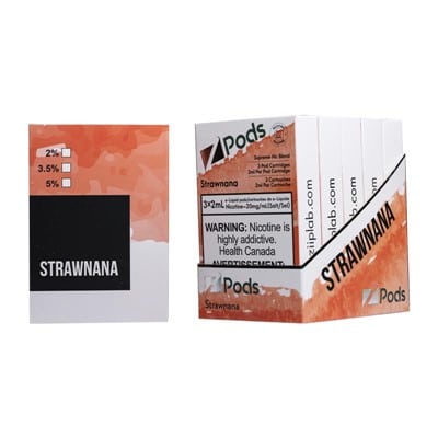 STLTH Strawnana By Z Pods Supreme Nicotine Blend