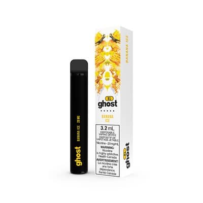Banana Ice Bold Nicotine Blend by Ghost XL Disposable