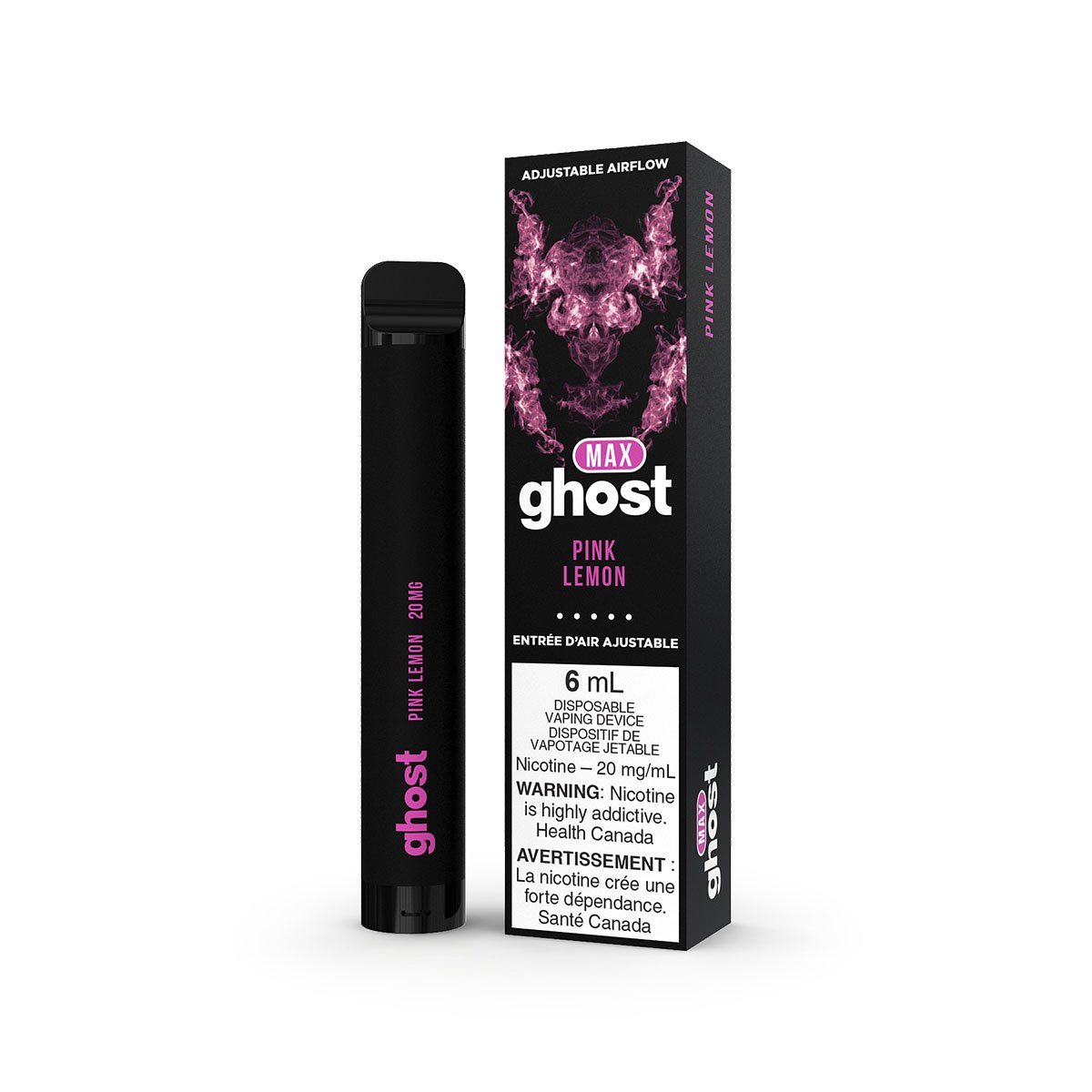 Pink Lemon Bold Nicotine Blend by Ghost Max Disposable