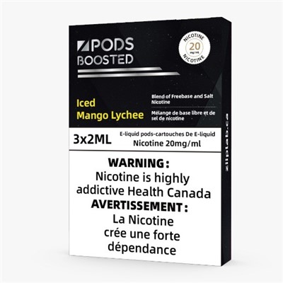 STLTH Pods Iced Mango Lychee by Z Pods Boosted