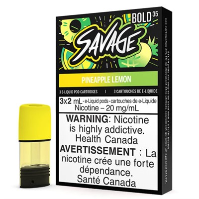 STLTH Pineapple Lemon Bold Pods by Savage