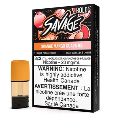 STLTH Orange Mango Guava Ice Bold Pods by Savage