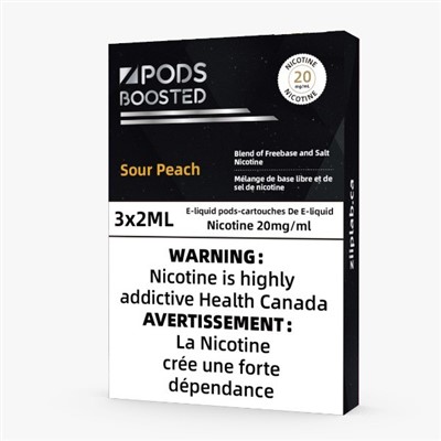 STLTH Pods Sour Peach by Z Pods Boosted