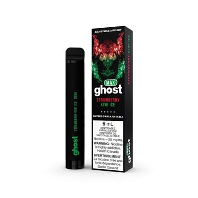 Strawberry Kiwi Ice Bold Nicotine Blend by Ghost Max Disposable