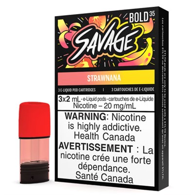 STLTH Strawnana Bold Pods by Savage