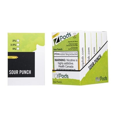 STLTH Sour Punch By Z Pods Supreme Nicotine Blend