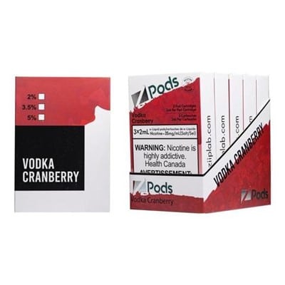STLTH VODKA CRANBERRY BY Z PODS SUPREME NICOTINE BLEND