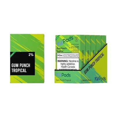 STLTH Gum Punch Tropical By Z Pods Special Nicotine Blend