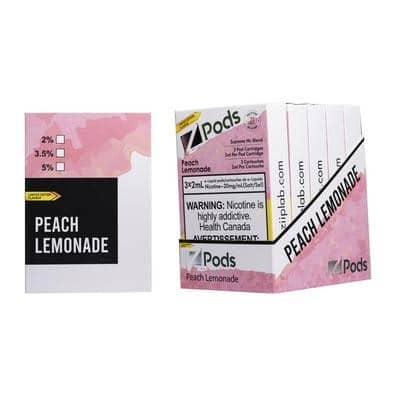 STLTH Peach Lemonade By Z Pods Supreme Nicotine Blend