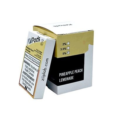 STLTH Pineapple Peach Lemonade By Z Pods Supreme Nicotine Blend