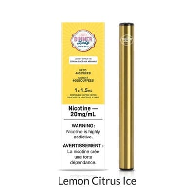Lemon Citrus Ice Dinner Lady Disposable Vape