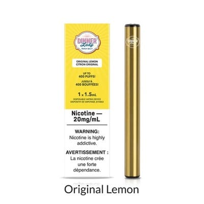 Original Lemon Dinner Lady Disposable Vape