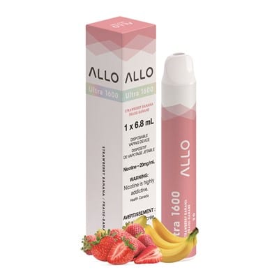 Strawberry Banana Allo 1600 Disposable Vape