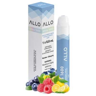 Blue Raspberry Lemon Allo 1600 Disposable Vape