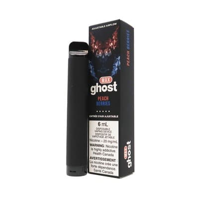 Peach Berries Bold Nicotine Blend Ghost Max Disposable