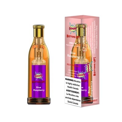 Blue Raspberry Bottoms Up by Boom Disposable Vape