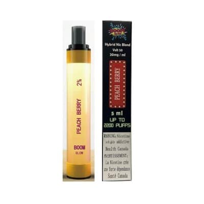 Peach Berry by Boom Glow Disposable Vape