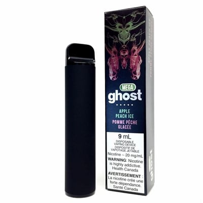 Apple Peach Ice By Ghost Mega Disposable Vape