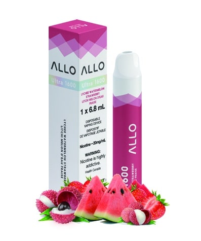 Lychee Watermelon Strawberry Allo 1600 Disposable Vape