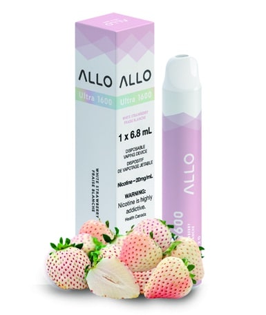 White Strawberry Allo 1600 Disposable Vape