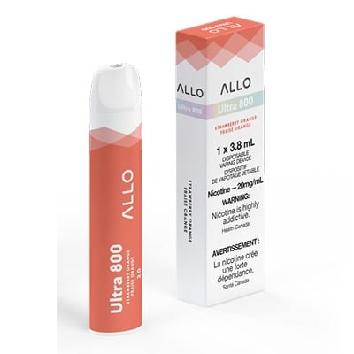 Strawberry Orange Allo Ultra Hit Disposable Vape