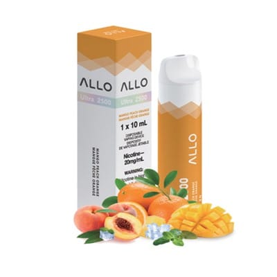 Mango Peach Orange Allo Ultra 2500 Disposable Vape