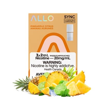Allo Sync Pineapple Citrus by Allo Vapor