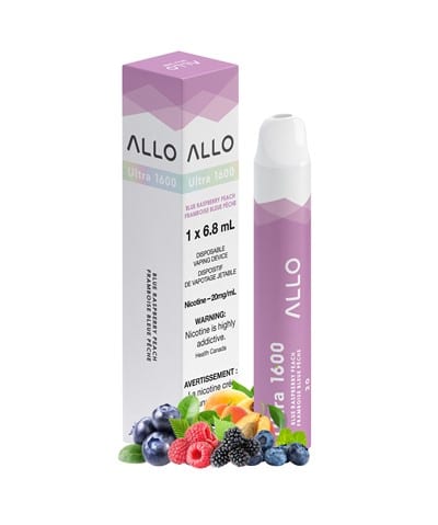 Blue Raspberry Peach Allo 1600 Disposable Vape